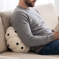 thumbnail image 5 of Yhmxh Soft Fluffy Pumpkin Throw Pillow, 3D Plush Sherpa Stuffed Pumpkin Cushion Decor, Cute Autumn Harvest Pumpkin Shaped Plush Toy for Sofa Couch Bed Farmhouse Thanksgiving Halloween Party Decor, 5 of 6