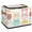 Multicolor 3, variant on CURLYOOT Bunny Easter Storage Bin with Zipper Lid, Boho Flower Fabric Storage Basket with Handles, Decorative Foldable Storages Box Clothes Organizer for Closet, Shelf