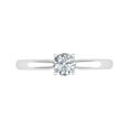 thumbnail image 3 of 0.40 Carat Diamond Solitaire Engagement Ring Band in 10K White Gold (Ring Size 5.5), 3 of 5