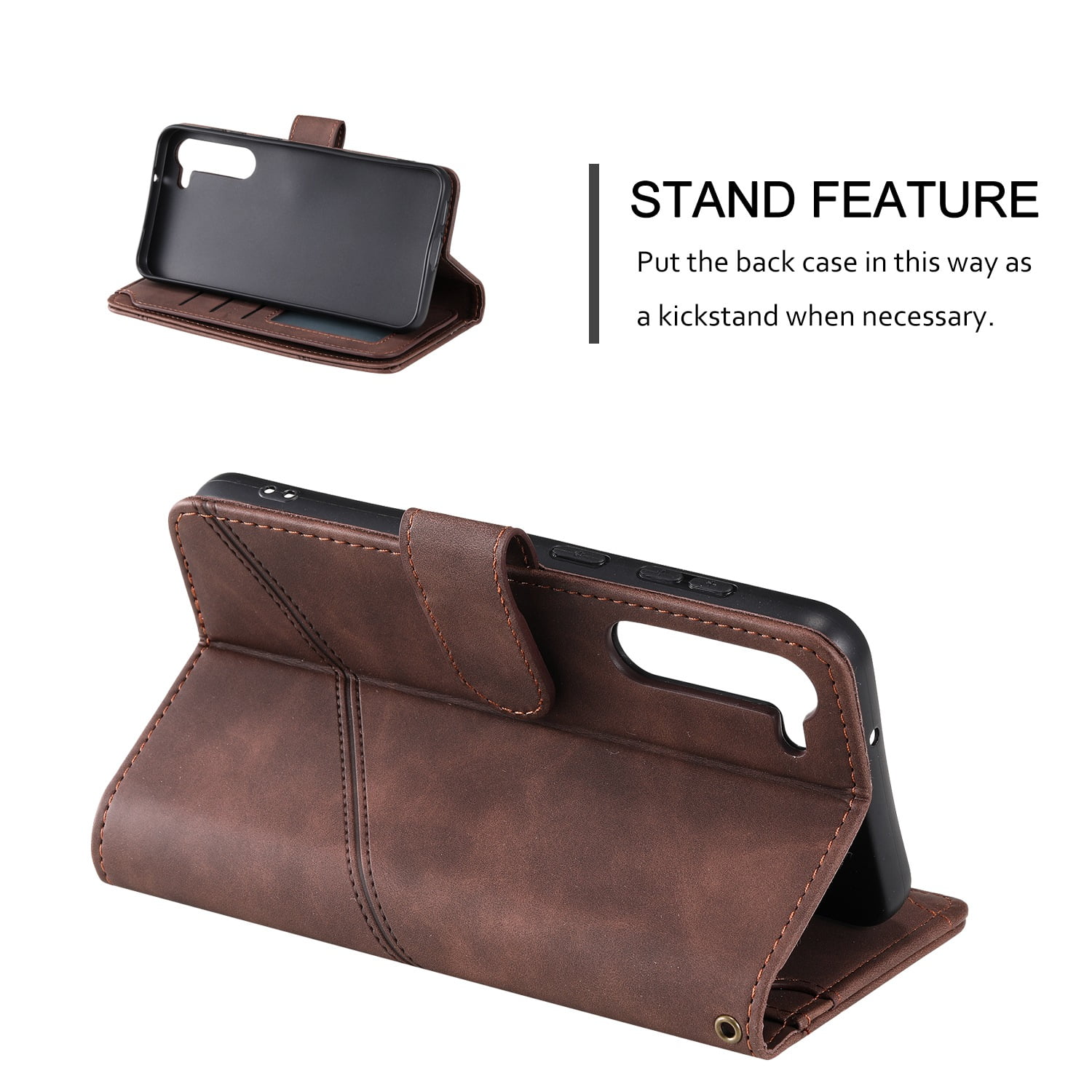 ETFAST Wallet Card Slot Flip Zipper Leather Phone Case For Samsung Galaxy S24 Ultra S24Plus S23 Ultra S23Plus S23FE S22 Ultra S21 Ultra S20 S10 S9 Leather Phone case