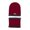 Red, variant on Polyester Fiber Beanie with Fleece Lining - Cold Weather Protection, Soft and Comfortable, Fits Neck Circumference 19-22cm, Hat Size 56-58cm