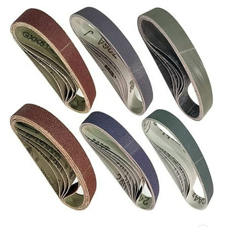 

Leke 30 piece sharpener replacement abrasive belt kit Flat seam abrasive belt kit