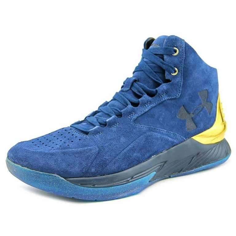 Under Armour UA Curry 1 Lux Mid SDE Mens Hi Top Basketball Trainers 1296617 Sneakers Shoes US 12 Navy 997