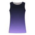 thumbnail image 3 of COSFO Men Tank Tops Muscle Summer Workout Gradient Shirts Beach Crew Neck Lightweight Regular Fit Sleeveless Shirts, 3 of 5
