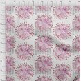 thumbnail image 3 of oneOone Cotton Flex Dark Peach Orange Fabric Mandala Watercolor Craft Projects Decor Fabric Printed By The Yard 40 Inch Wide, 3 of 4