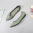 thumbnail image 4 of Nrmvnmi Women's Flats Shoes Pointed Toe Womens Casual Comfortable Lightweight Trendy Flat Shoes Ladies Flat Shoes Solid Color Pointed Toe Flat Soft Sole Shoes Light Blue Mothers Day Gifts, 4 of 6