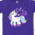thumbnail image 4 of Inktastic Lil Sis Unicorn Little Sister Girls Baby Bodysuit, 4 of 5