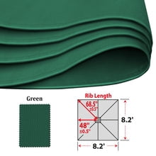 SOLAXO Replacement Umbrella Canopy for 8.2ft x 8.2 ft 8 ribs