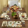 thumbnail image 6 of Cala Home "Farmhouse Fall Leaves" Premium Decorative Hardboard Placemats 4 Pack, 6 of 7