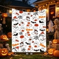 thumbnail image 3 of Homellea Halloween Throw Blanket, 40 x 60 Inch Ghost Pumpkin Bat Boo Print Flannel Fleece Blanket, Soft Lightweight Decorative Blanket for Sofa, Couch, Bed, Office and Fall Decor, 3 of 5