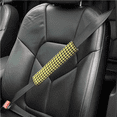 thumbnail image 3 of 2PCS Doux Auto Ceinture de Sécurité Épaule Pad, Coton et Lin Protecteur de Ceinture de Sécurité, Protection de Sangle de Ceinture de Sécurité Confortable, Accessoires d'Intérieur Automobile Universels (Jaune, 8,66 ''), 3 of 4