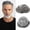 #1B60, variant on Toupee For Men Hair Piece Natural Looking Hairline Full PU Base Hair Replacement System Durable Male Hair Units With Gray 8×10 Inch