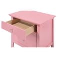 thumbnail image 3 of Glory Furniture Hammond 3 Drawer Nightstand in Pink, 3 of 5