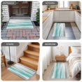 thumbnail image 6 of Turquoise Gray White Door Mat&nbsp;Indoor Outdoor Entrance, Non Slip Small Rug for Kitchen Bathroom Entryway Rug, Country Abstract Ombre Mottled Washable Doormat Floor Mat 18x30 Inch, 6 of 8