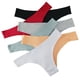 thumbnail image 5 of Ropa interior de algodón para mujer, pantalones largos, tanga sexy de cintura baja en forma de T para niña, buena elasticidad, 5 of 6