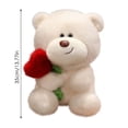 thumbnail image 3 of Heartfelt Valentine's Day : Soft Bear & Rose Flower Combo Perfect For Expressing !, 3 of 6