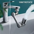thumbnail image 2 of 1080 °   Rotatable Extension Faucet Sprayer Head 2 Spray Modes Universal Bathroom Tap Extend Adapter Aerator, 2 of 8