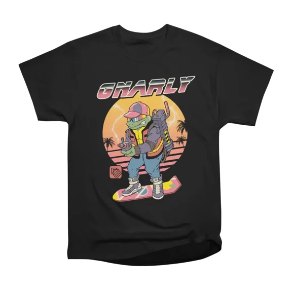 Gnarly 80s Character T-Shirt Tee Gift For Him Merch For Her Apparel For Friend
