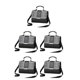 thumbnail image 3 of Minnieouse Bolso de hombro de cuero con estilo para mujer para restaurantes y cafés Crossbody Fashion PU Bolso de hombro de alta capacidad negro Type2 NO2, 3 of 6