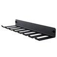 thumbnail image 1 of Gym Storage Rack Resistance Band Rack Wall Mount Barbell Rack Heavy Duty Home Gym Storage Rack for Gym Equipment, Exercise Bands, Lifting Belts and Jump Ropes, Gym Accessories (8 prongs), 1 of 5