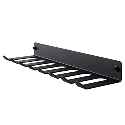 Gym Storage Rack Resistance Band Rack Wall Mount Barbell Rack Heavy Duty Home Gym Storage Rack for Gym Equipment, Exercise Bands, Lifting Belts and Jump Ropes, Gym Accessories (8 prongs)