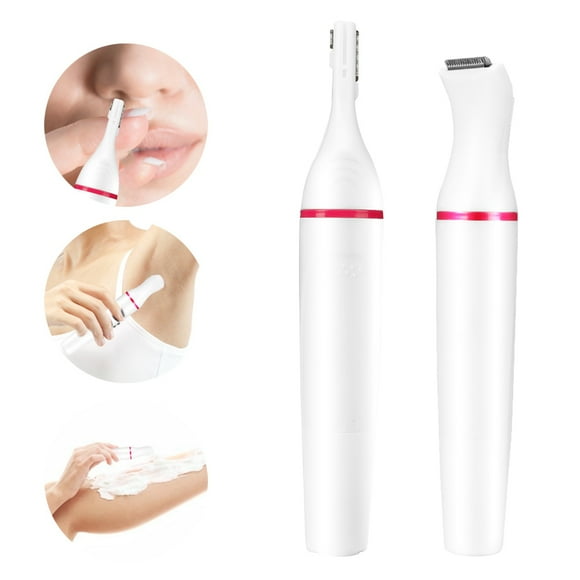 Fosa 4-in-1 Electric Women Hair Shaver Eyebrow Nose Bikini Hair Trimmer Battery Not Included , Women Hair Shaver