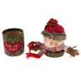 thumbnail image 1 of 1 Pieza Caja Navideña Adorable para Dulces Almacenamiento Suministro de Envoltorio preestablecer de Monigote de nieve Yuyangstore Recipiente de almacenamiento de dulces de Navidad, 1 of 8
