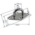 thumbnail image 2 of Kit de Fixation de Voile d'Ombrage - Voile d'Ombrage en Acier Inoxydable 304, Kit de Fixation de Voile d'Ombrage pour Triangle, Carré & Rectangulaire, Kit de Fixation de Voile d'Ombrage Antirouille Robuste, 2 of 4