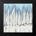thumbnail image 2 of Meneely, Dan 12x12 Black Modern Framed Museum Art Print Titled - White Sailboat Crowd II, 2 of 5