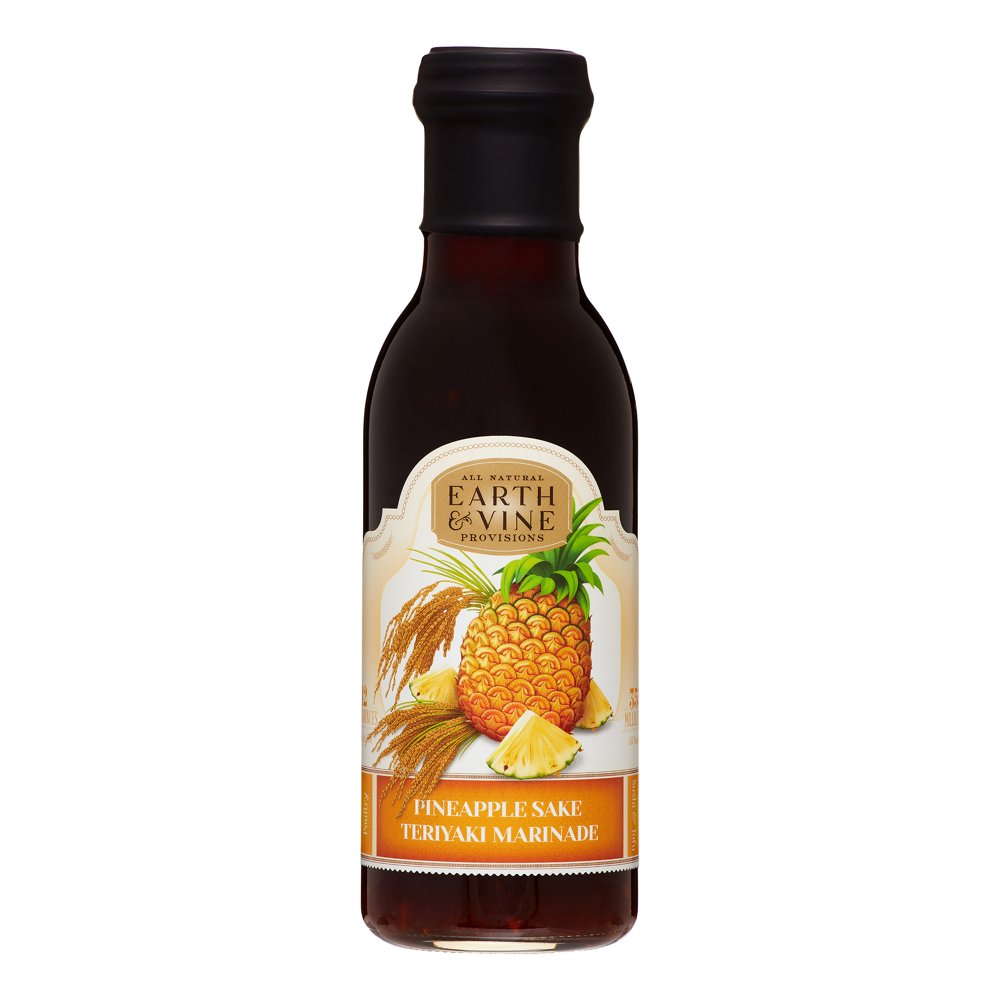 Earth & Vine Provisions Pineapple Sake Teriyaki Marinade, 12 Fl Oz