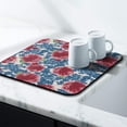 thumbnail image 3 of Washable Rubber Pioneer Dish Drying Mats For Kitchen Counter Home Large Coffee Bar Pad Accessories And Decor For Utensils Stemware (16''x18''), 3 of 6