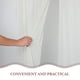 thumbnail image 5 of Cortina de puerta de encaje de verano autoadhesiva, sin perforaciones, para puerta, sala de estar o dormitorio., 5 of 6