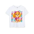 thumbnail image 1 of Pat' Patrouille T-Shirt Blanc à Manches Courtes pour Filles, 1 of 7