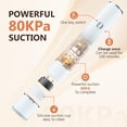 thumbnail image 6 of Handheld Vacuum Sealer for Food, Compact Portable Food Saver Pump with 30 BPA‑Free Reusable Vacuum Bags Type-C Rechargeable, Ideal for Sous Vide, Meal Prep, Leftovers & Freezer Storage, 6 of 7