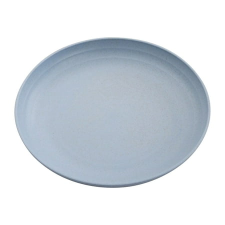 Zmeidao Dinner Plates, Wheat Straw Plates, Reusable Plastic Plates, Unbreakable Salad Plates, Kitchen Dessert Fruit Cakes Dish, Dishwasher & Microwave Safe