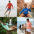 thumbnail image 6 of INGEAR Men's Lightweight SPF 50+ UV Protection Hoodie, Long Sleeve Rashguard with Pocket, , SKY , L, 6 of 7