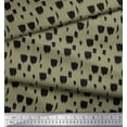 thumbnail image 3 of Soimoi Green polyester Crepe Fabric Brush Stroke Abstract Decor Fabric Printed Yard 42 Inch Wide, 3 of 3