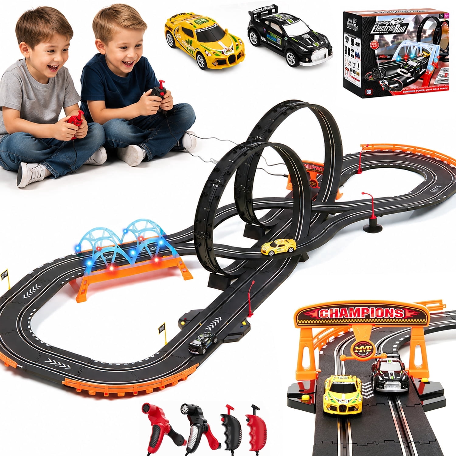 Mattel, Cars Ultimate Florida Speedway Track Set, Blue - Walmart.com