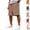 Camel, variant on HAJWOH Men's Baggy Sweat Shorts Under Knee Length Casual Classic Athletic Sweat Short with Drawstring