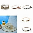 thumbnail image 4 of Yokua Cowboy Hat Bands Western Hat Band Fedora Hat Leather Hat Bands Straw Hat Bands, 4 of 18