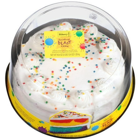 The Bakery At Walmart Rainbow Blast With Vanilla Buttercreme Icing