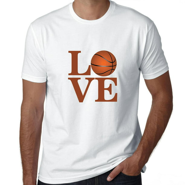 Hollywood Thread - Graphic Basketball Fan Love Men's T-Shirt - Walmart ...