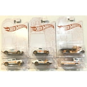 2020 Hot Wheels 52nd Anniversary Pearl & Chrome Series Complete Set of 6 Diecast Cars