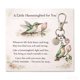 thumbnail image 1 of Hummingbird Keychain for Mom Meaningful Gift, Floral Enamel Pendant for Purse Backpack, Inspirational Resilience Charm for Women, Love Filled Keepsake for Mother, 1 of 9