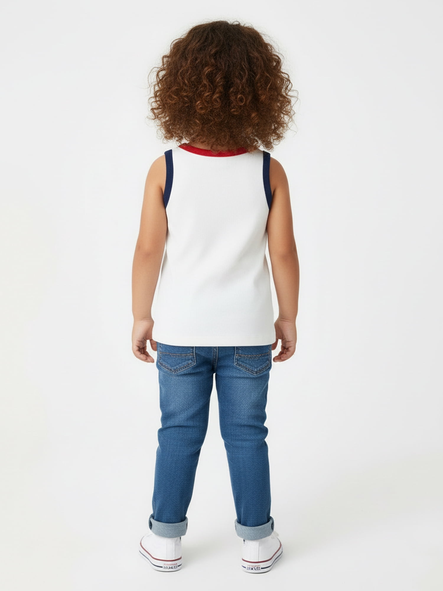 Disney Minnie Mouse Toddler Girls American Flag Graphic Tank Top, Sizes 12M-5T