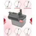 thumbnail image 4 of V10 Adapter for Dewalt 18V20V Craftsman 20V Ryobi 40V MAKITA /Einhell/Milwaukee/Bosch Ryobi 18V Li-ion Battery Converter to for Dyson V10 Battery for Cyclone Animal Fluffy SV12 Vacuum Cleaner, 4 of 31