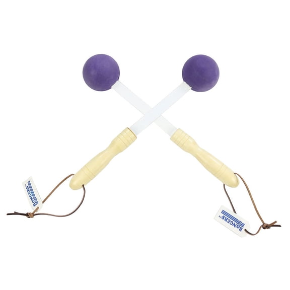 Bongers Percussion Massager, Pair, Purple