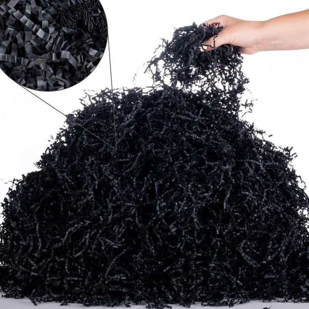 Relleno de Papel Arrugado mxxkms Alta Capacidad 1kg Negro