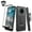 Black, variant on SPY CASE for Nokia X100 Case with Tempered Glass Screen Protector Hybrid Cover with Kickstand Phone Belt Clip Holster - Rose Gold