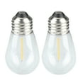 thumbnail image 2 of Better Homes & Gardens S14 0.9W LED Replacement Bulbs for Outdoor Commercial String Lights, Warm White, 2-Pack, 2 of 5
